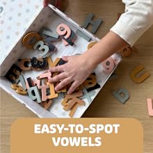 magnetic letters numbers fridge alphabet magnets montessori educational learning toys aesthetic 