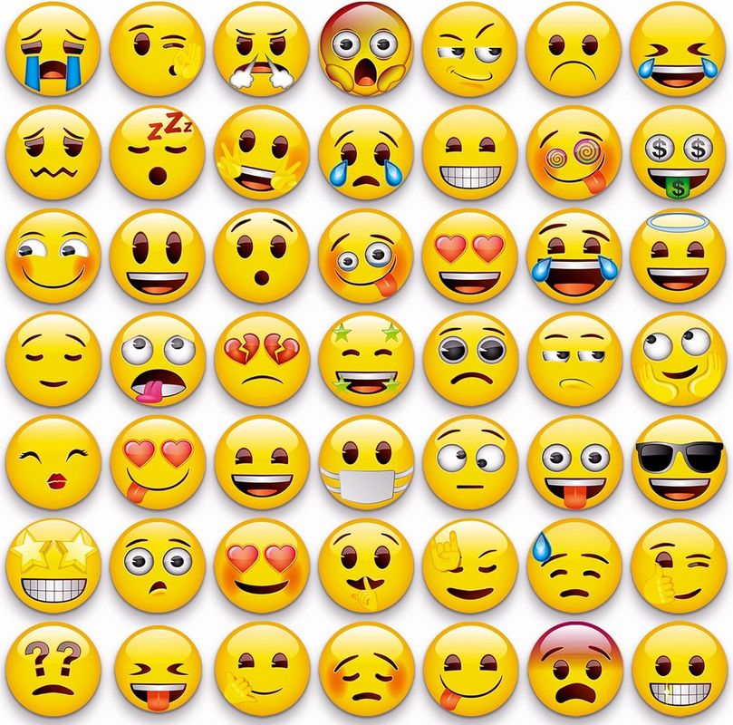54Pcs Милые декоративные магниты для холодильника